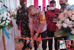 Kapolres Tanggamus Launcing Kampung Tangguh Nusantara di Kecamatan Cukuh Balak