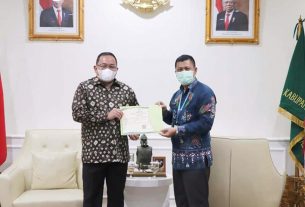 BPTP Sumsel Temui Bupati DRA, Usul Kerjasama Uji Riset Varlok Muba