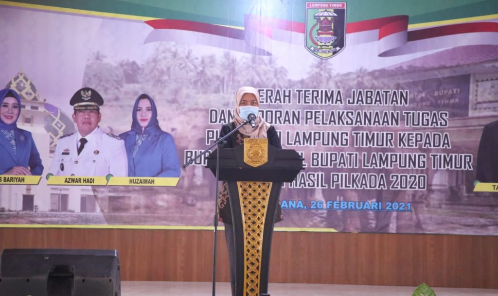 Wagub Nunik Berpesan agar Bupati Dawam Rahardjo dan Wabup Azwar Hadi Selaraskan Program Unggulan Lampung Berjaya di Lampung Timur