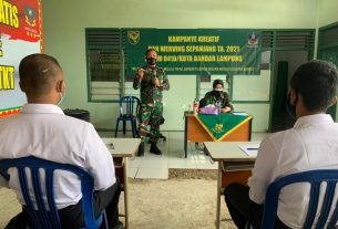 Kodim 0410/KBL menggelar kegiatan Sosialisasi Penerimaan Calon Tamtama
