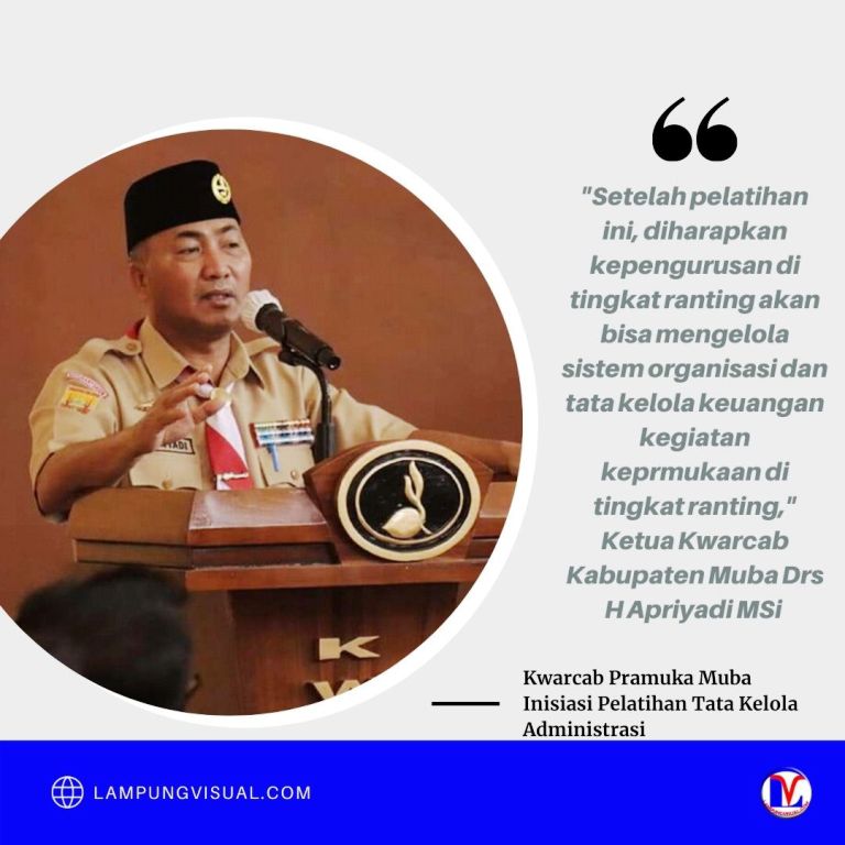 Kwarcab Pramuka Muba Inisiasi Pelatihan Tata Kelola Administrasi