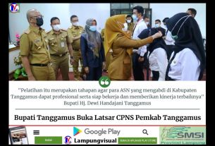 Bupati Tanggamus Buka Latsar CPNS Pemkab Tanggamus