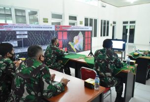 Kolonel Inf Romas Herlandes, S.E.,M.Si.,M.M., mengikuti kegiatan Rakornister TNI AD