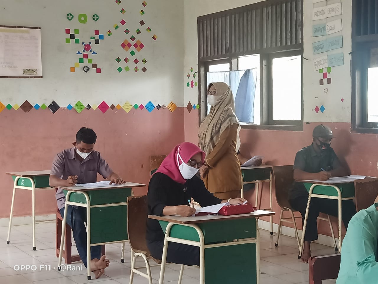 Ujian Paket C digelar Disdikbud Lampung Utara Lakukan Monitoring