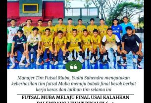Futsal Muba Melaju Final Usai kalahkan Palembang Lewat Pinalti 6-4