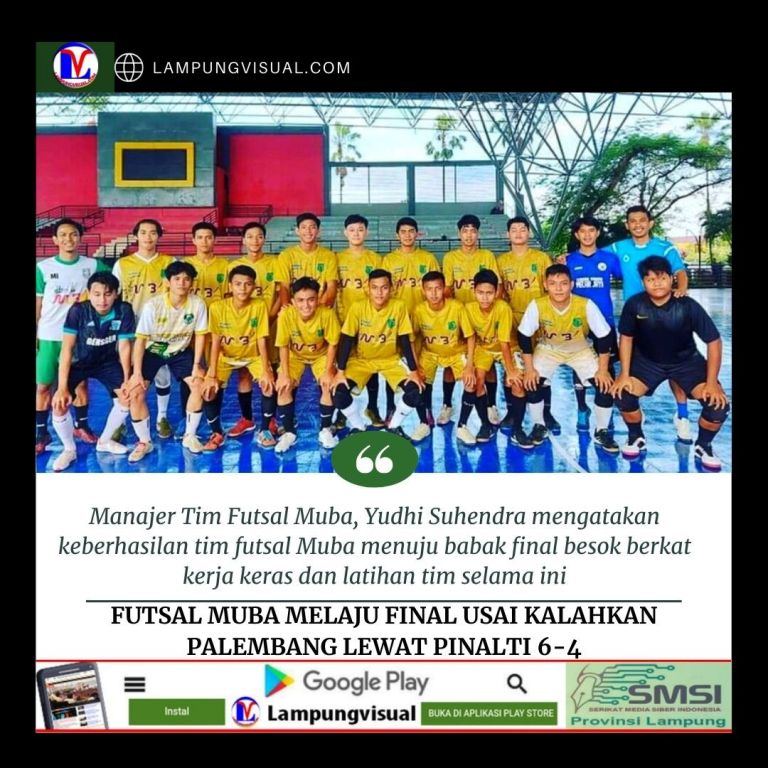 Futsal Muba Melaju Final Usai kalahkan Palembang Lewat Pinalti 6-4