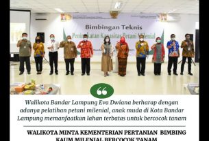 Walikota Minta Kementerian Pertanian Bimbing Kaum Milenial Bercocok Tanam