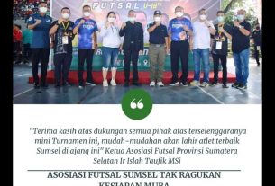 Asosiasi Futsal Sumsel Tak Ragukan Kesiapan Muba