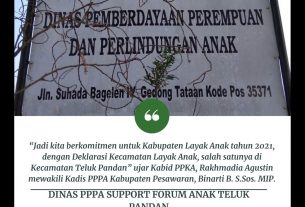 Dinas PPPA Support Forum Anak Teluk Pandan