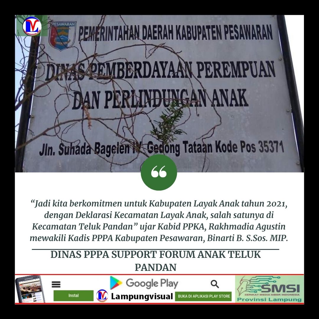 Dinas PPPA Support Forum Anak Teluk Pandan