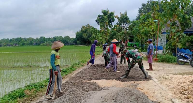 Warga Ngrancang Tambakrejo, Siap Sukseskan TMMD 110 Bojonegoro