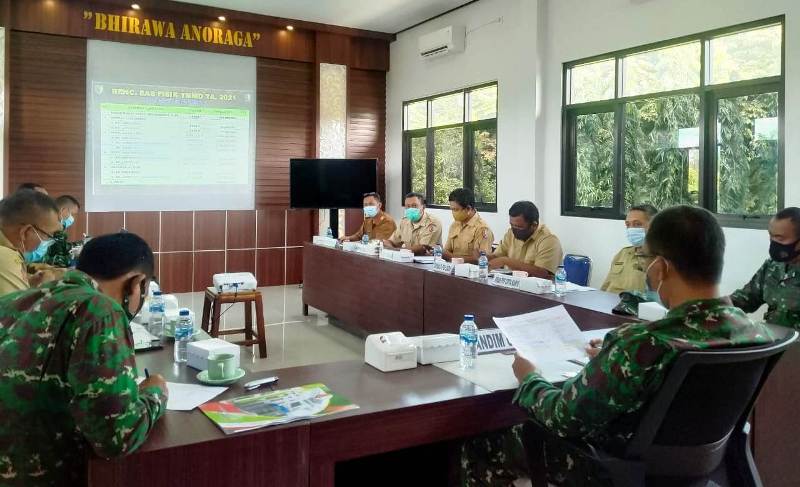 TMMD 110, Kodim Bojonegoro Bangun 2 Posko Informasi Di Tambakrejo