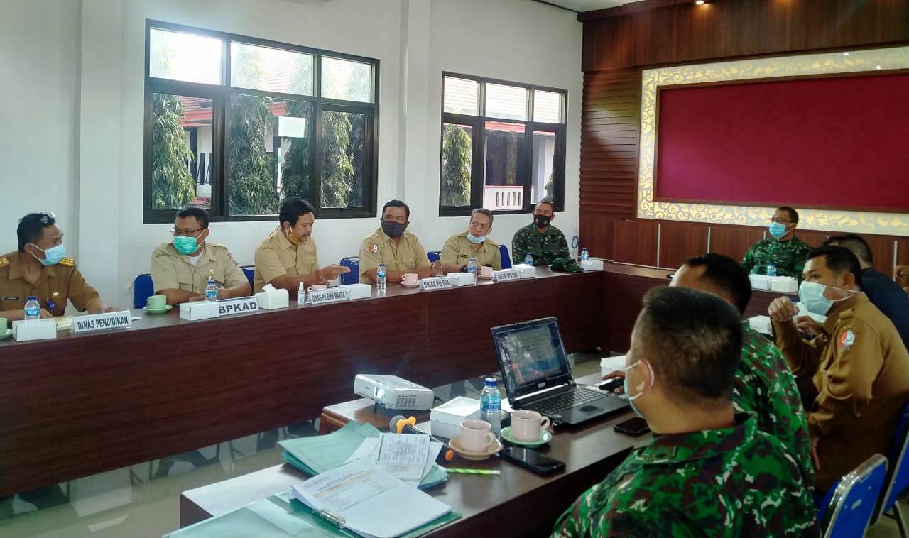 Jelang Pembukaan TMMD 110 Di Tambakrejo, Kodim Bojonegoro Gelar Rakor Kesiapan