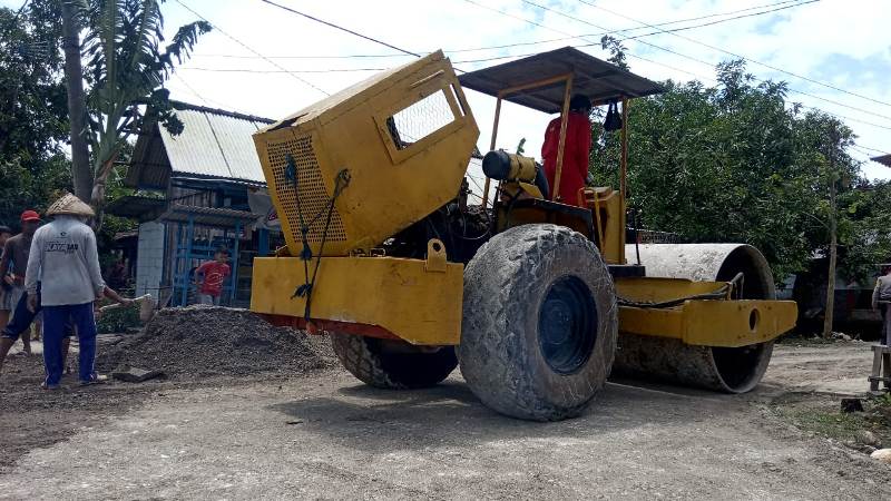 Jalan Desa Ngrancang, Siap Di Aspal Satgas TMMD 110 Tambakrejo Bojonegoro