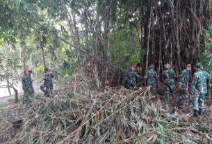 Sambut Pangdam V Brawijaya, TNI Bojonegoro Lakukan Persiapan