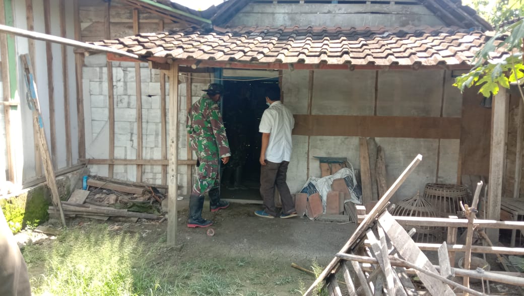 Beginilah Kondisi Rumah Pamitaningsih Sebelum Di Rehab Satgas TMMD 110 Bojonegoro