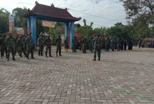 Persiapan Sejak Dini Melalui Apel Pagi Satgas TMMD 110 Bojonegoro