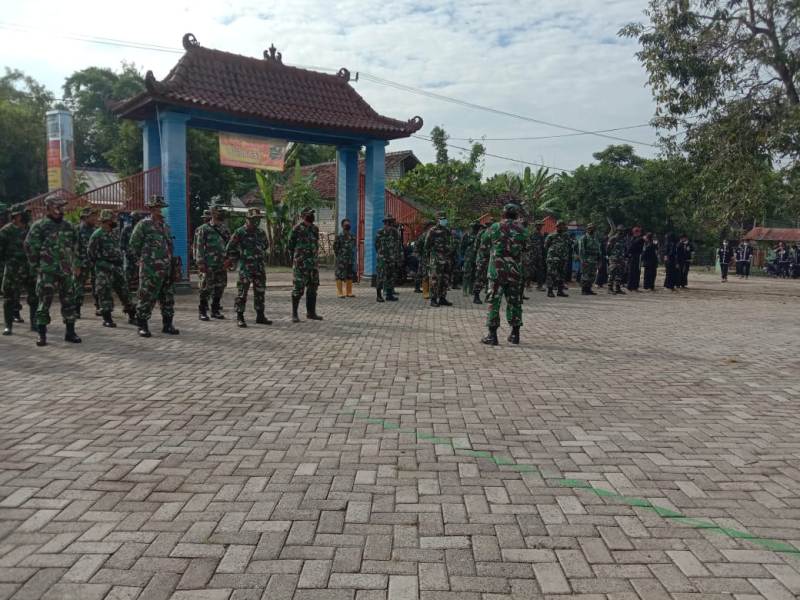 Persiapan Sejak Dini Melalui Apel Pagi Satgas TMMD 110 Bojonegoro