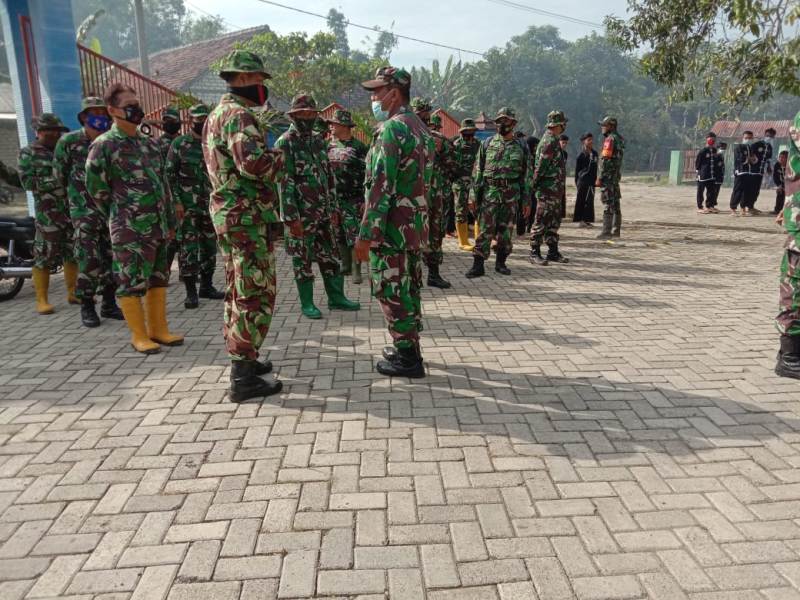 Personel Satgas TMMD 110 Bojonegoro, Harus Lakukan Tugas Di Sektor Masing-Masing