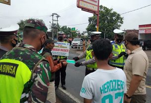 Satgas Covid Tanggamus Kembali Gelar Operasi Yustisi di Rest Area Pugung