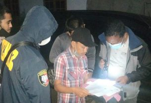 Satreskrim Polres Tanggamus dan Polsek Pugung Razia Karaoke Telaga