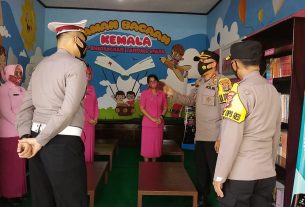 Kapolres Lampung Utara resmikan taman bacaan anak