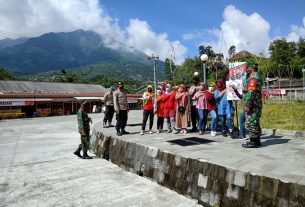 Operasi Cipta Kondisi PPKM Gabungan TNI Polri DiLereng Merapi