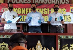 Jadi DPO, Mantan Kakon di Pematang Sawa Ditangkap Polres Tanggamus dalam Kasus Penipuan