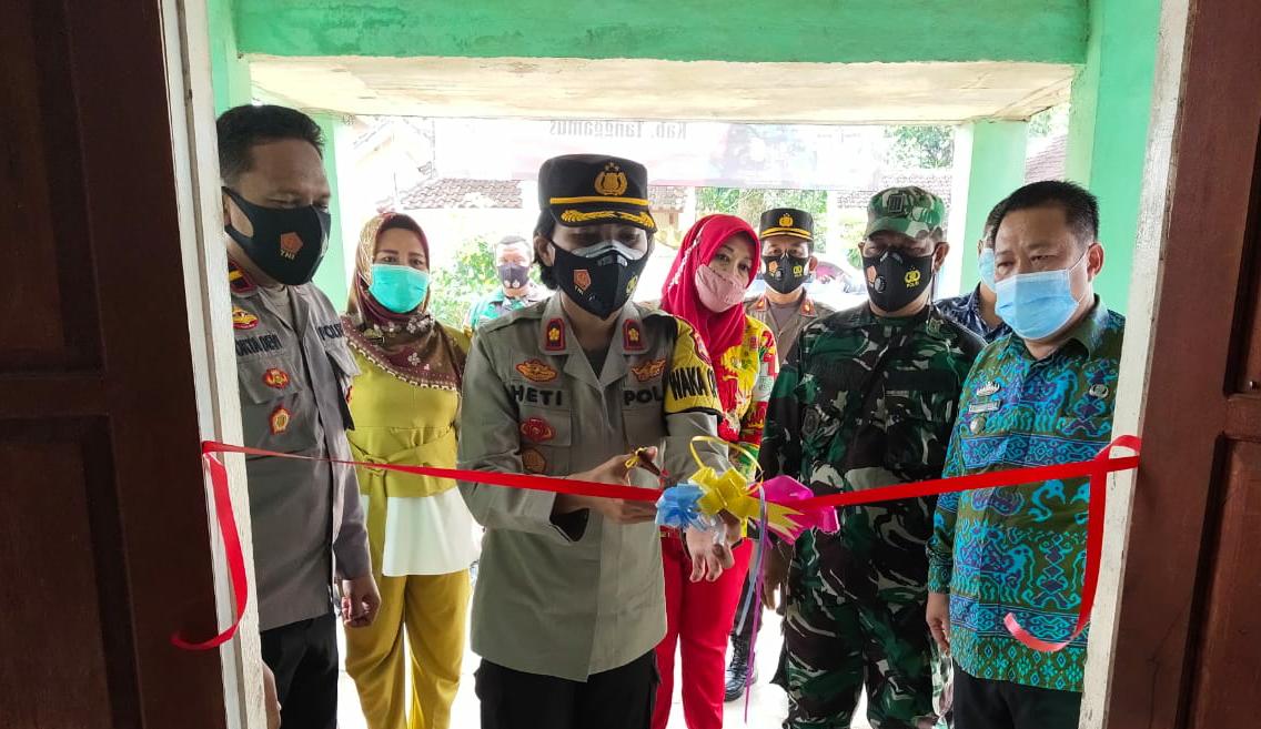 Wakapolres Tanggamus Launching Kampung Tangguh Tingkat Kecamatan Pugung