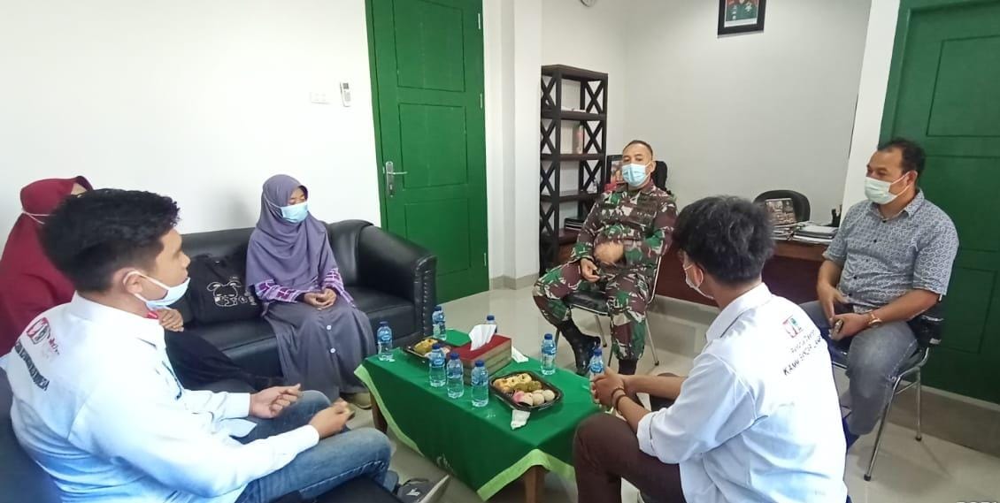 Mayor Inf Andri Kusuma menerima kunjungan silaturahmi KAMMI