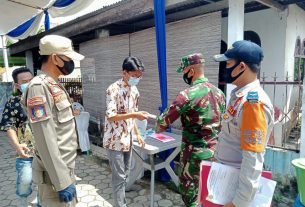 Satgas Covid-19 Kodim 0410/KBL Tinjau Lokasi Hajatan