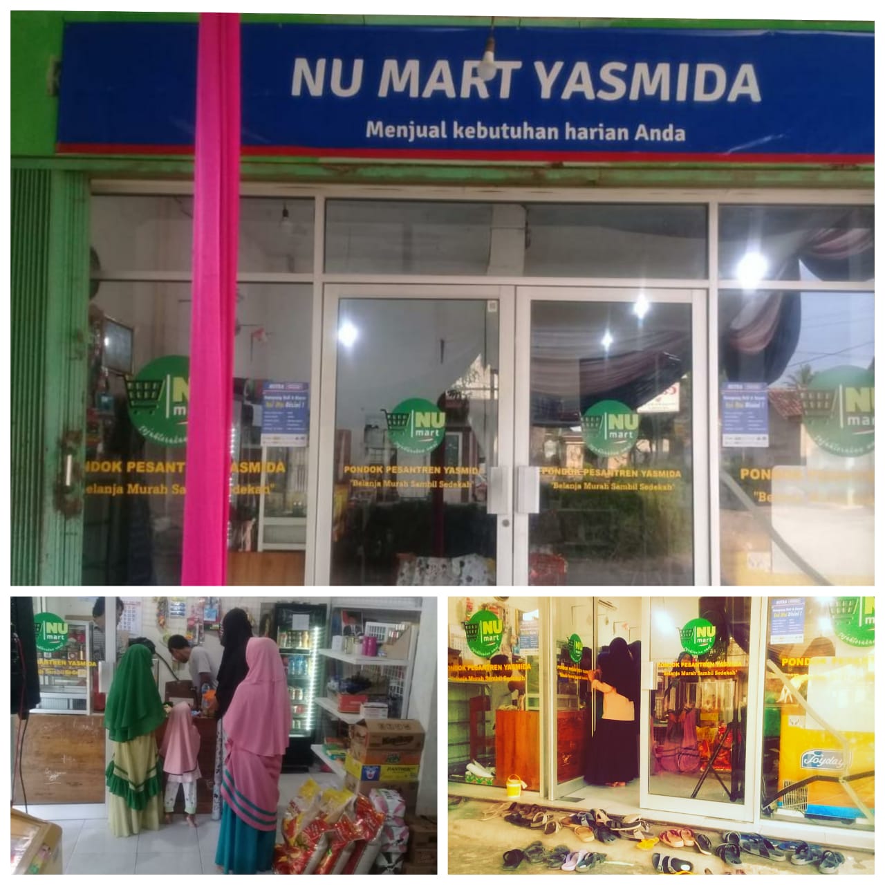 Sukses Pertama NU Mart Ponpes Al Hikmah Kedaton, Hadir NU Mart Yasmida Ambarawa