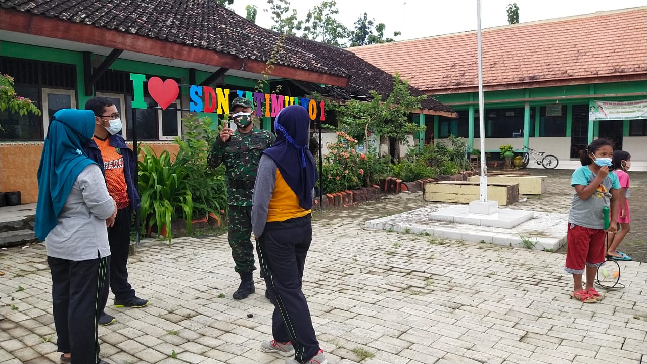 Satgas TMMD 110 Bojonegoro Tatap Muka Dengan Siswa SDN 1 Jatimulyo