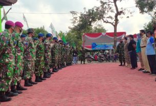 Tiga Matra Kompak Laksanakan TMMD 110 Di Desa Jatimulyo Bojonegoro