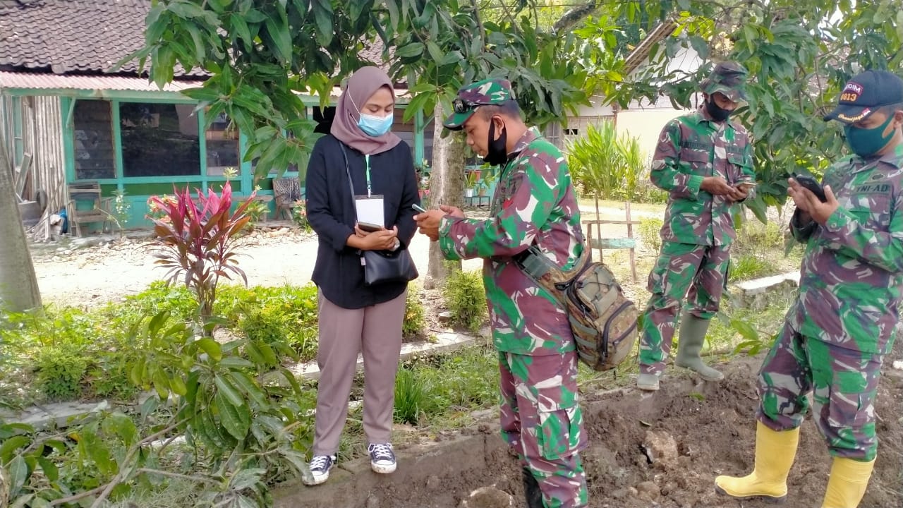 Satgas Berikan Penjelasan Program TMMD 110 Bojonegoro Ke Wartawan