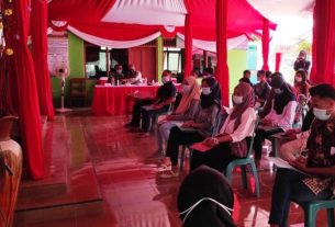 Dispora Bojonegoro Lakukan Pembinaan Dilokasi TMMD 110 Tambakrejo