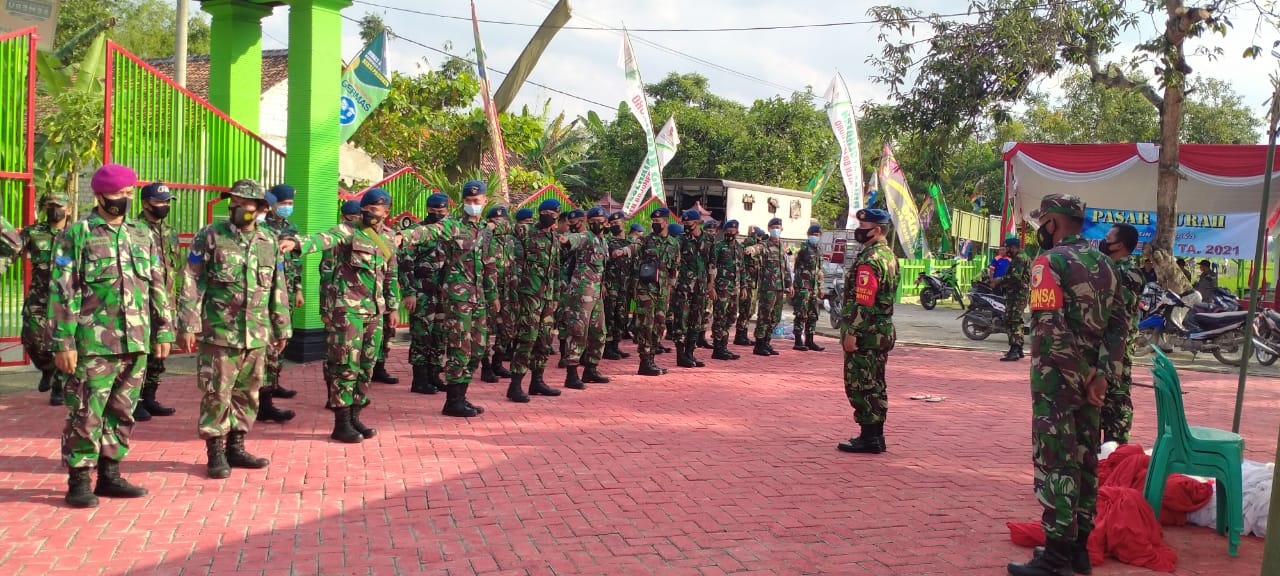 Siapkan Rencana, Satgas TMMD 110 Bojonegoro Apel Pagi