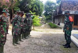 Bagi Sektor Tugas, Percepat Pekerjaan Program TMMD 110 Bojonegoro