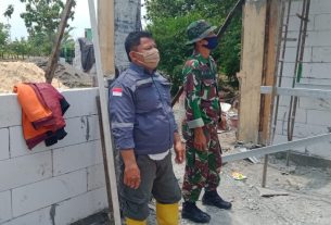 Dukung Kelancaran Pembangunan, Ini Yang Dilakukan Satgas TMMD 110 Kodim Bojonegoro