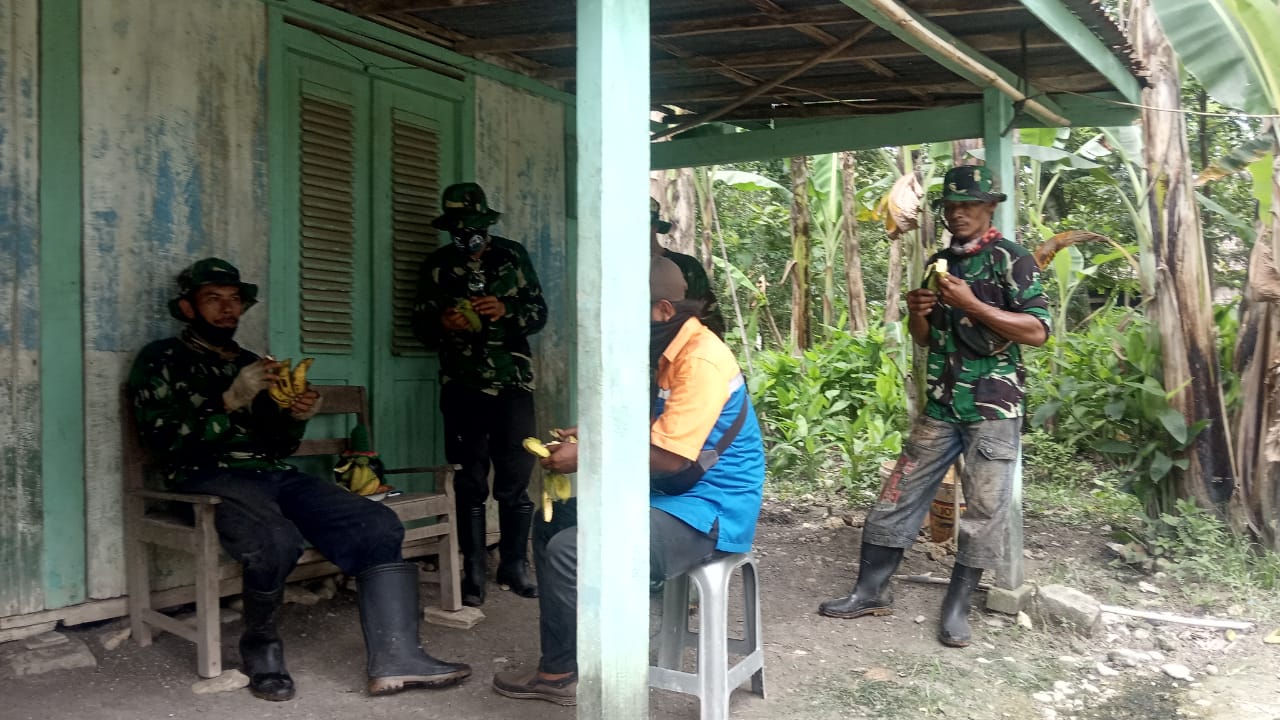 Satgas TMMD 110 Bojonegoro Menginap Dirumah Warga Sekitar