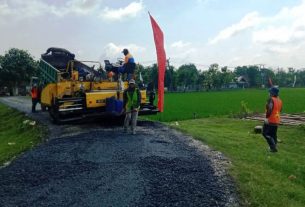 Pasukan BKO Matra Udara, Dukung TMMD 110 Bojonegoro Di Tambakrejo