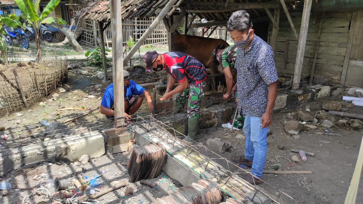 Rumahnya Direhab Satgas TMMD 110 Bojonegoro, Samadun Ucapkan Syukur