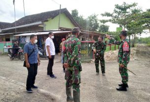 Dansatgas Terjun Langsung Tinjau Sasaran Program TMMD Bojonegoro