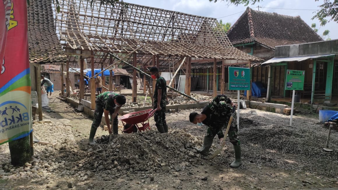 Program Aladin TMMD 110 Bojonegoro, Bukti Cinta TNI Untuk Masyarakat