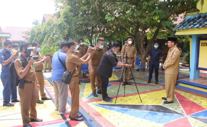 Sekolah di Lampura mulai melaksanakan KBM Tatap Muka