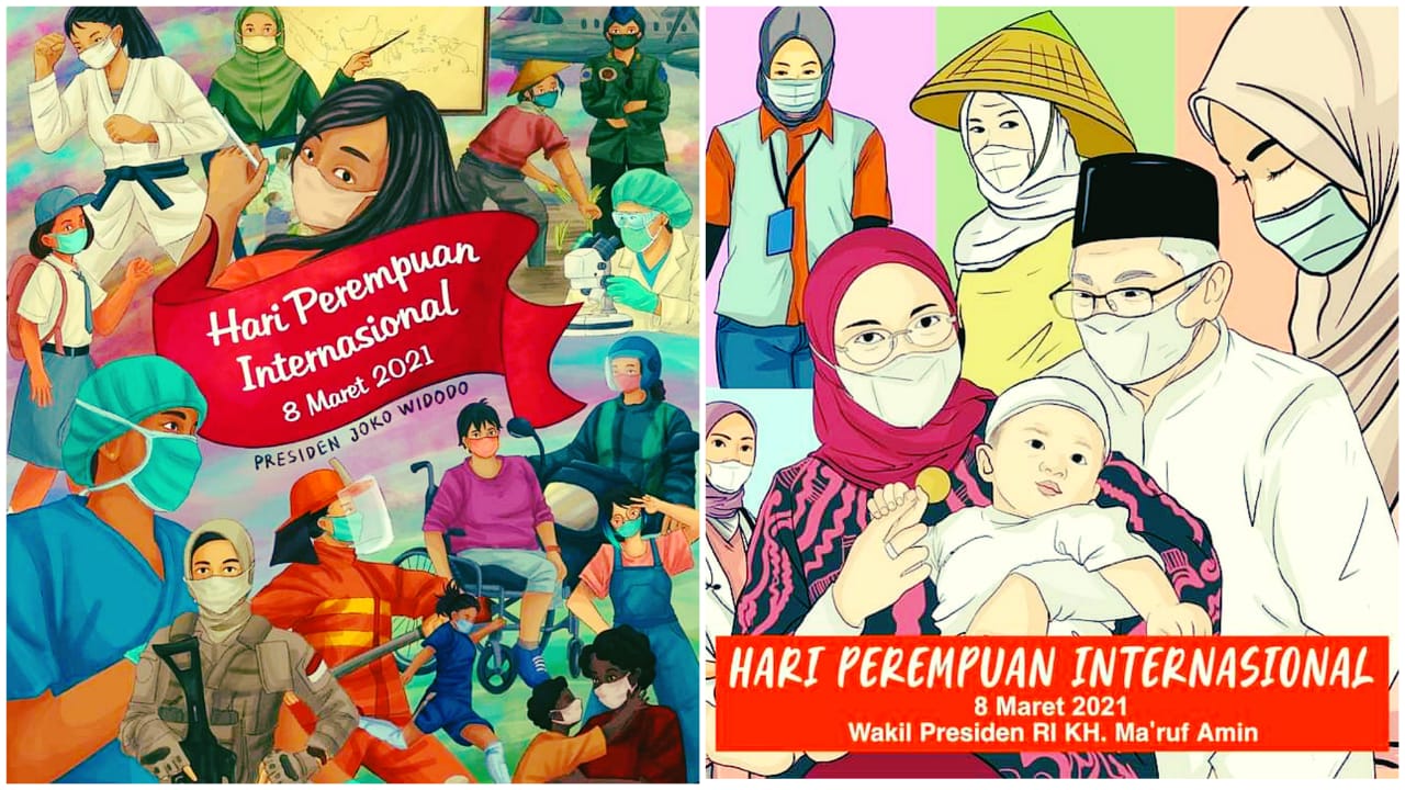 Pesan Jokowi, Ma'ruf Amin dan Bunda Eva di Hari Perempuan Sedunia