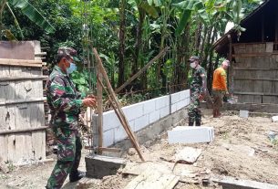 Yateman Bangga Dapatkan Program Aladin TMMD Kodim Bojonegoro