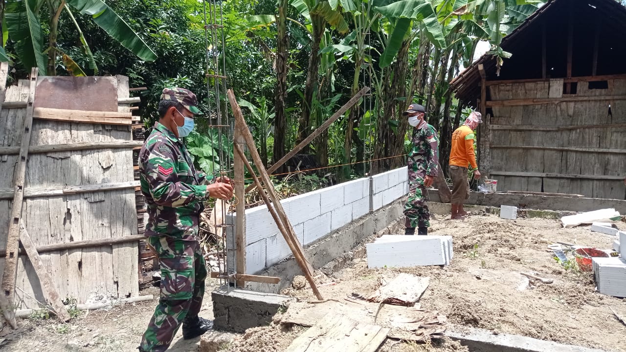 Yateman Bangga Dapatkan Program Aladin TMMD Kodim Bojonegoro