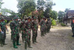 Rencanakan Target Pekerjaan Tepat Waktu, Satgas TMMD Bojonegoro Rutin Laksanakan Apel Pagi