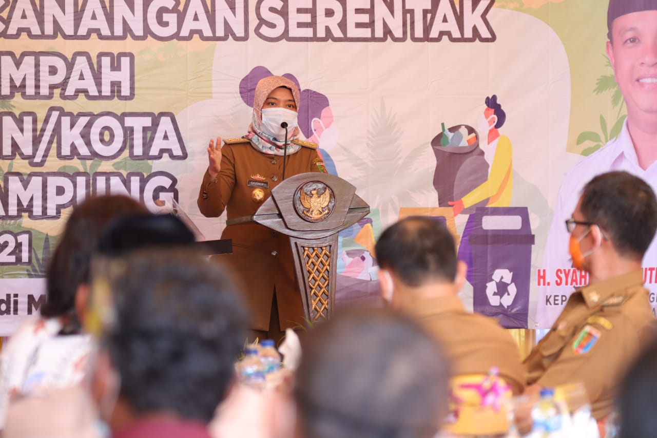 Wakil Gubernur Lampung Canangkan Aksi Peduli Sampah Serentak Se-Provinsi Lampung